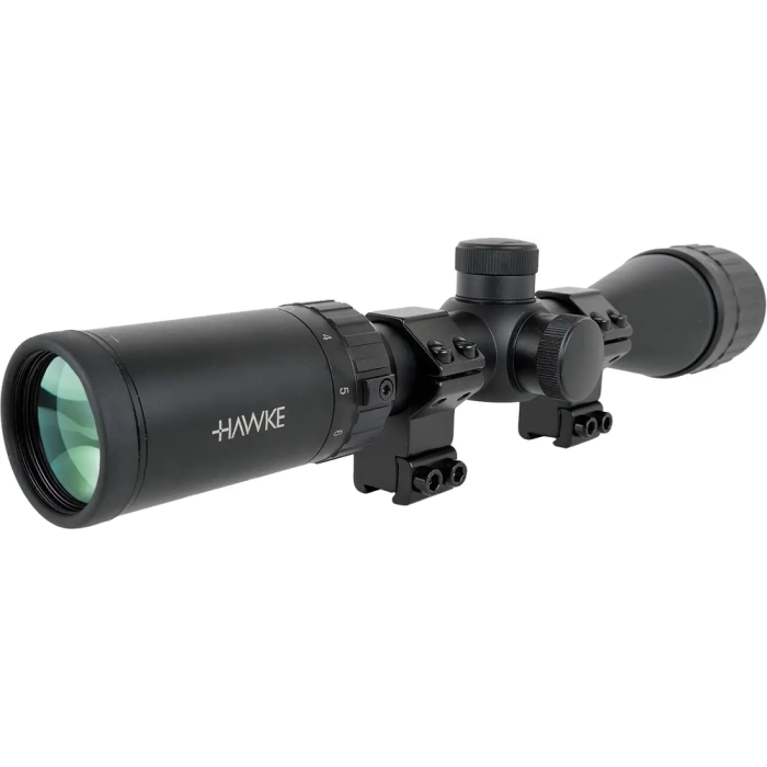 Оптический прицел Hawke Fast Mount 3-9x40 AO сетка Mil Dot. Кольца на Ласточкин хвост  