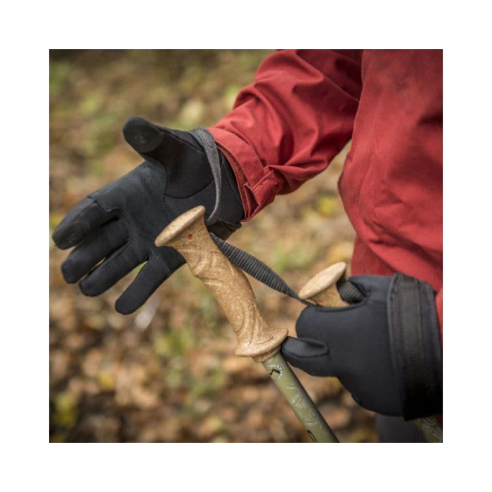 Перчатки для туризма Helikon-Tex Tracker Outback Gloves - Black, размер L  