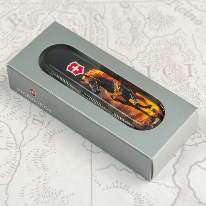 Складной нож Victorinox HUNTSMAN ZODIAC Золотой конь 1.3713.Z5220pk  