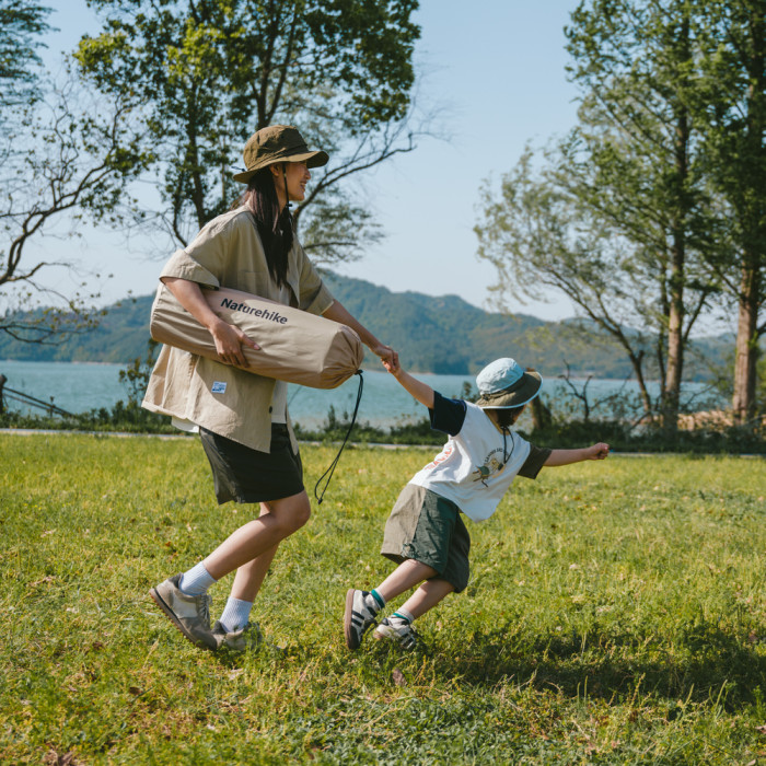 Самонадувающийся коврик Naturehike CNK2550WS025, 30мм, бежевый  