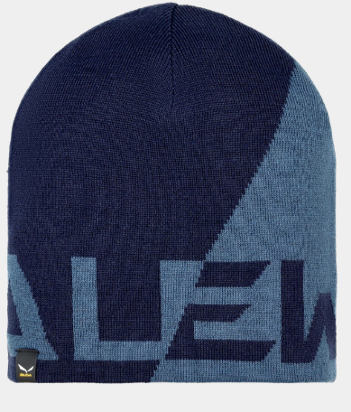 Шапка Salewa ANTELAO 2 REVERSIBLE WO BEANIE - темно-синяя  