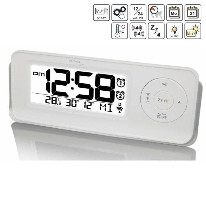 Часы настольные Technoline WT498 White (WT498)  