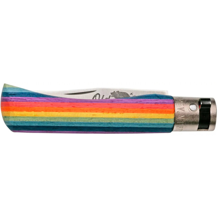 Нож Old Bear Rainbow S, 420 steel, wood handle, rainbow  