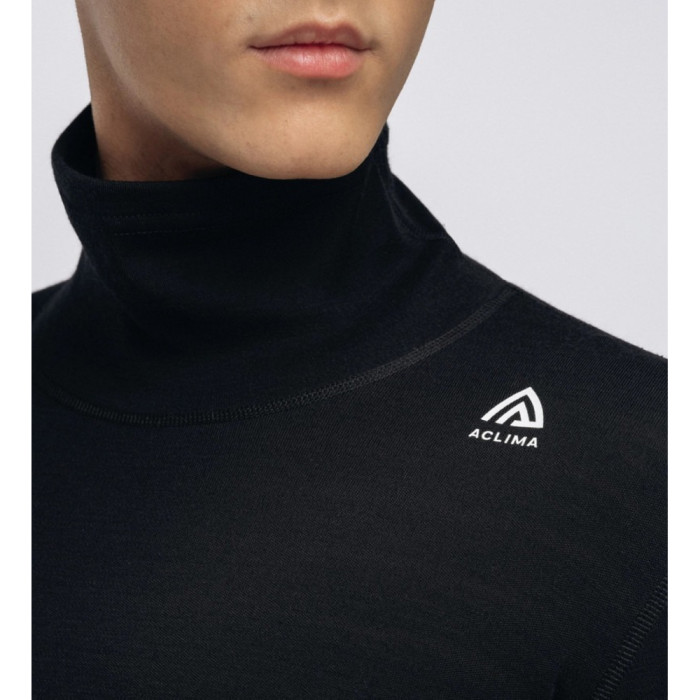 Термокофта муж. Aclima WarmWool 200 Roll Neck M's Jet Black L  