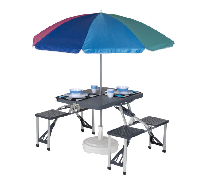 Стол Bo-Camp Basic, серый (1404374)  