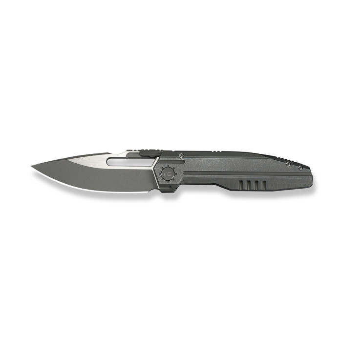 Нож складной туристический Weknife Reveille (9.7 см) Bohler M390 / Titanium оливково-серый  