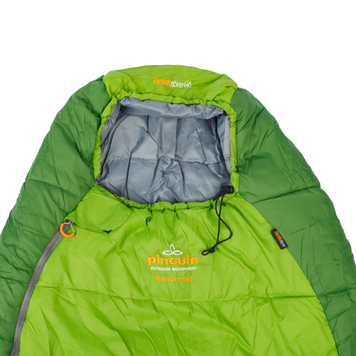 Спальный мешок Pinguin Mistral PFM (3/-3°C), 195 см - Left Zip, Green (PNG 235340)  