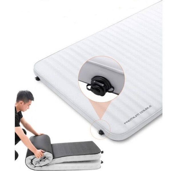 Самонадувающийся матрас KingCamp PREMIUM DOUBLE (KM1901) LIGHTGREY / CHARCOAL  