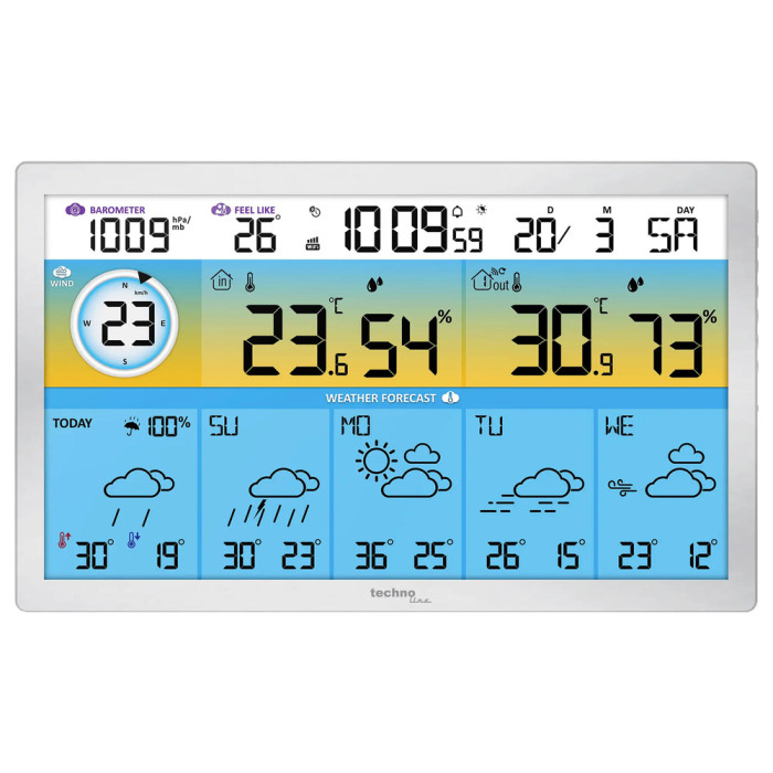 Метеостанция Technoline DirektWetter WD2500 Silver (WD2500)  