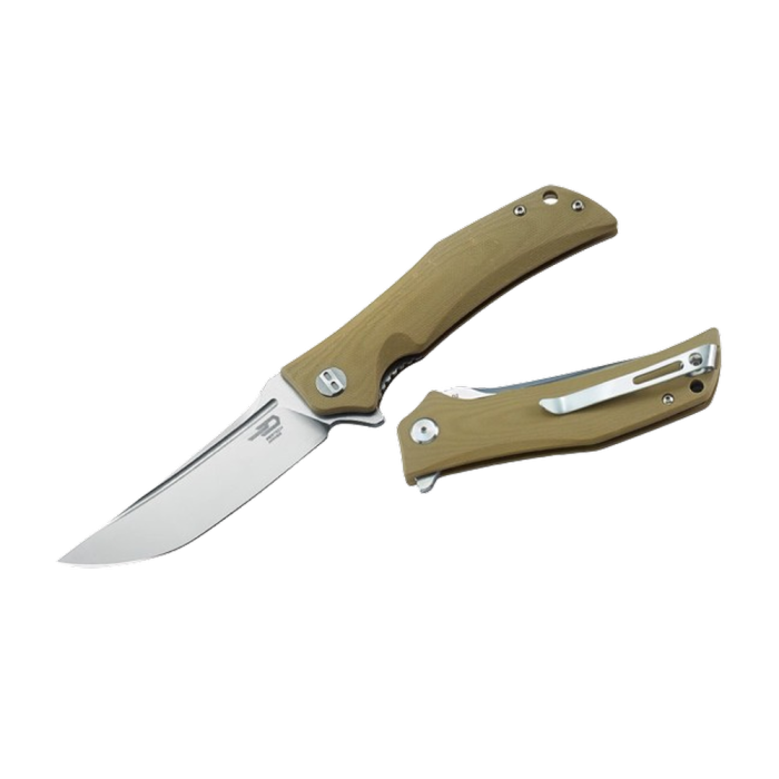 Нож складной Bestech Knives SCIMITAR (песочный)  