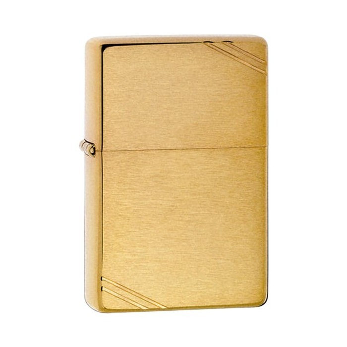 Зажигалка Zippo VINTAGE BRUSHED BRASS 240  