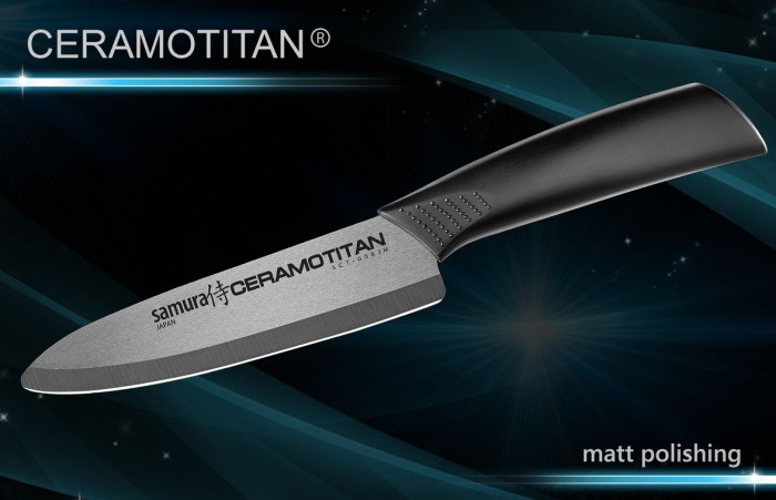 Нож кухонный Samura Ceramotitan Шеф, 145 мм, SCT-0082M  