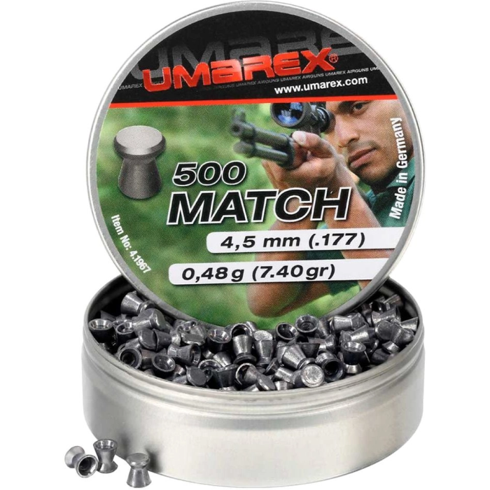 Шарики Umarex Match 0,48 гр. кол.4.5 (.177) 500шт. (4.1967)  