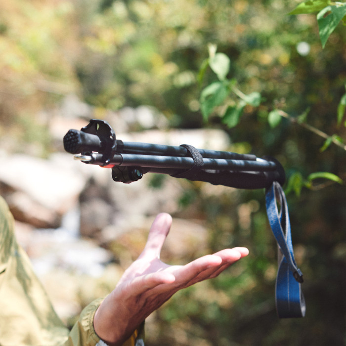 Трекинговая палка Naturehike CNK2450DS013, 115-135 см, черная  