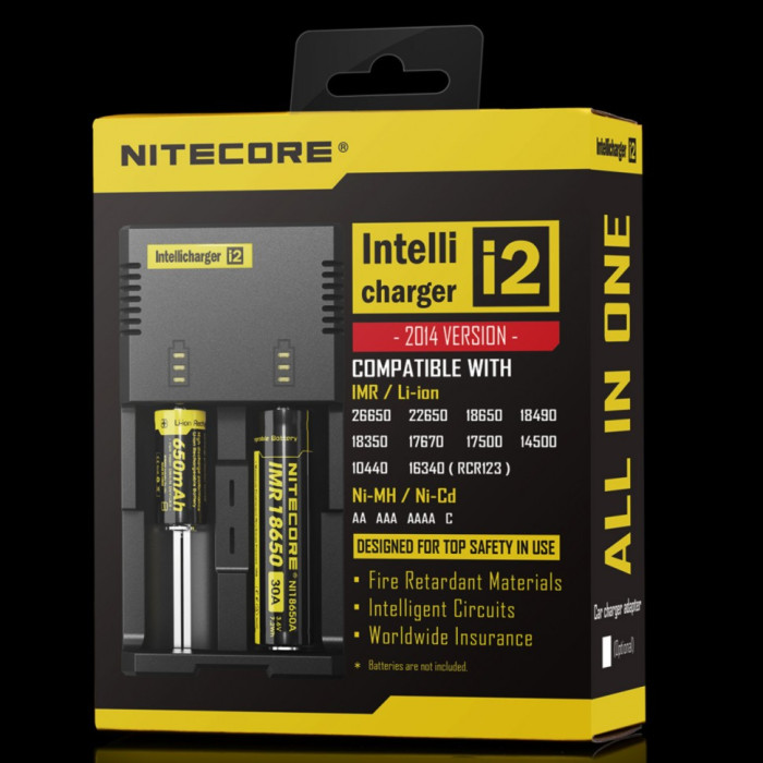 Зарядное устройство Nitecore Intellicharger i2 v.2 (2 канала)  