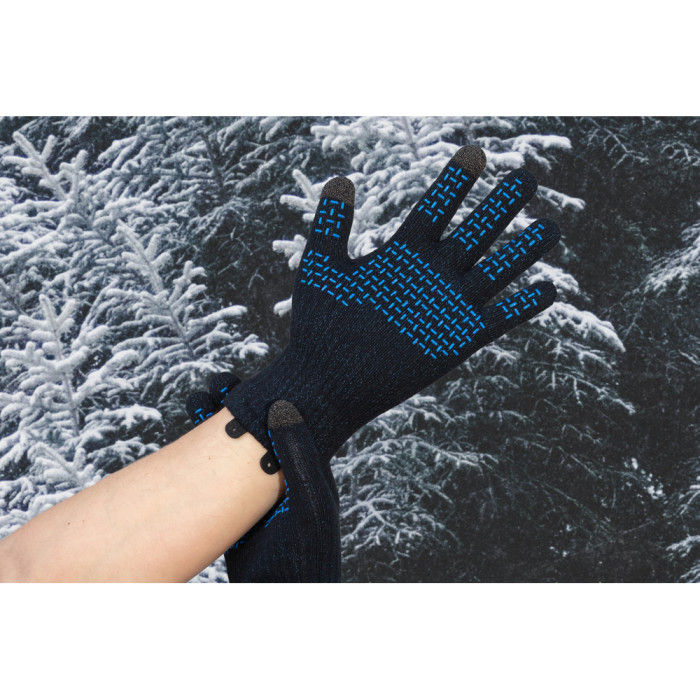 Перчатки водонепроницаемые Dexshell ThermFit 3.0 Gloves, темно-голубые, размер L  