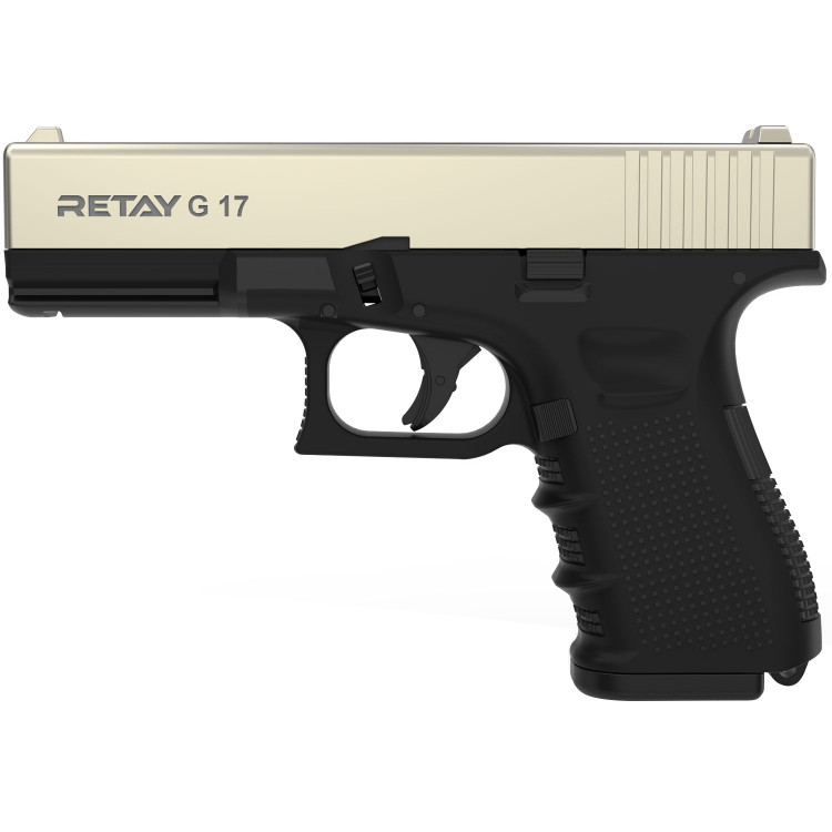 Пистолет стартовый Retay G17 9мм satin (X314209S) 
