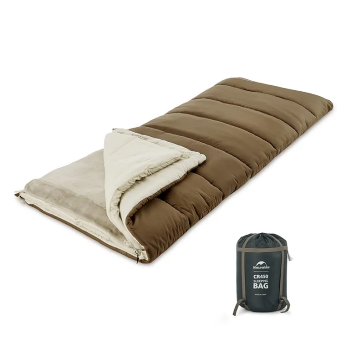 Спальный мешок 3 в 1 Naturehike CR450 CNH22SD011, коричневый  