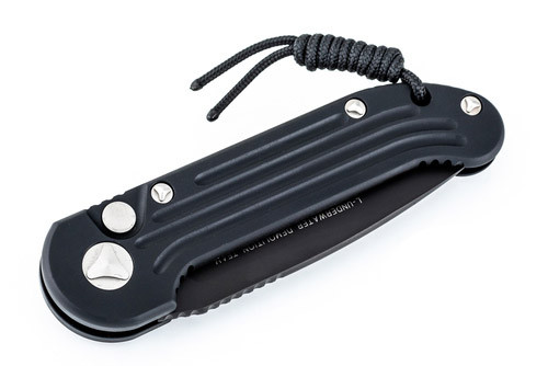 Нож Microtech Ludt Black Blade полусеррейтор 135-2  