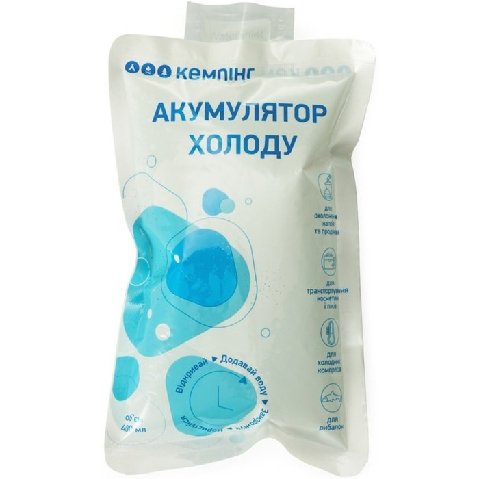 Сухой аккумулятор холода Кемпинг 5*400 г, комплект  