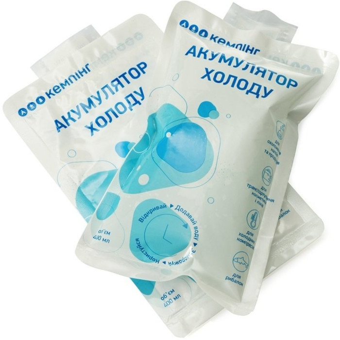 Сухой аккумулятор холода Кемпинг 5*400 г, комплект  