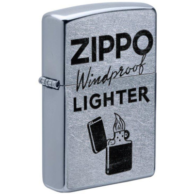 Зажигалка Zippo 207 21PFSPR Zippo Windproof Design (49592)