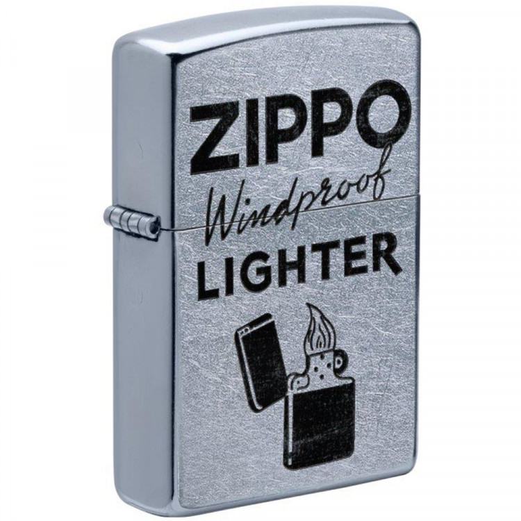 Зажигалка Zippo 207 21PFSPR Zippo Windproof Design (49592) 
