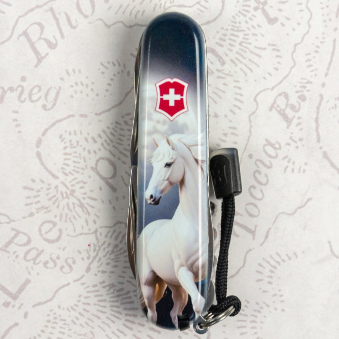 Складной нож Victorinox HUNTSMAN ZODIAC Магический конь 1.3713.3.Z5280pk  