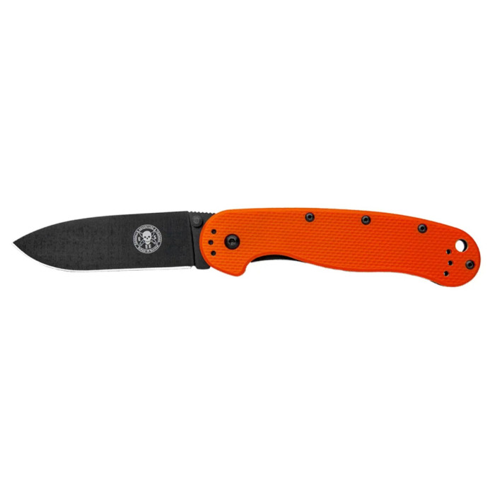Нож Esee Knives Avispa Black Blade AUS-8 G10 Orange  