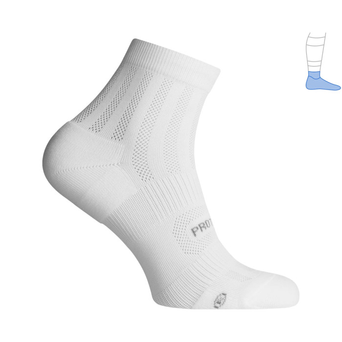 Функциональные носки Protector ShortDry летние белые L 44-47  
