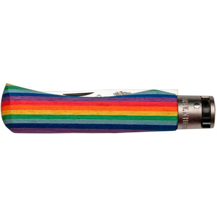 Нож Old Bear Rainbow XL, 420 steel, wood handle, rainbow  