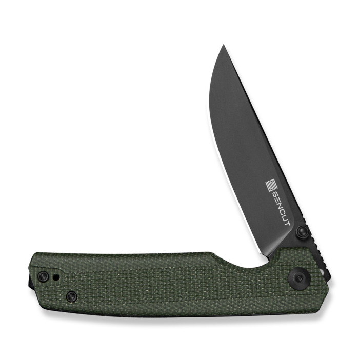 Нож складной карманный Sencut Stria, (7,9 см) D2 / Micarta зеленый  