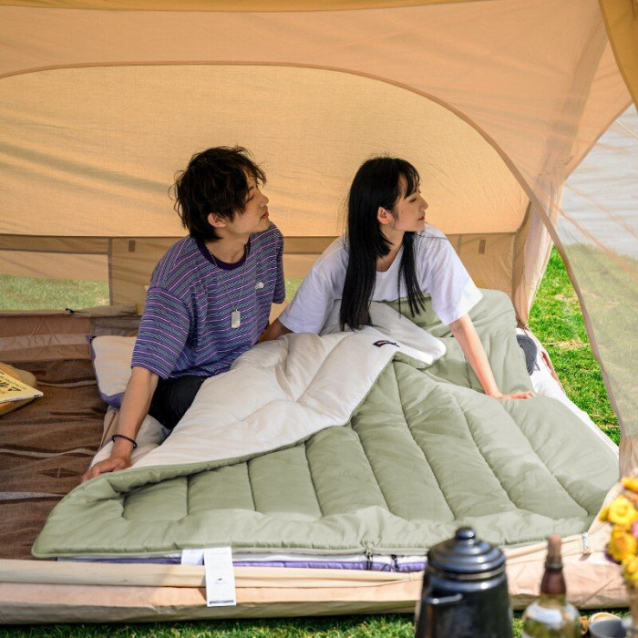 Спальник Naturehike H150 NH19S015-D, (18-25°C), p-р L, свeтло-зеленый  