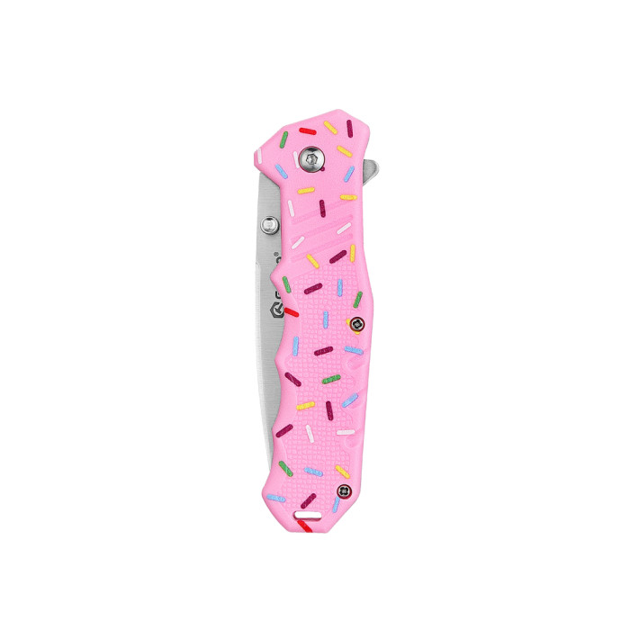 Нож складной карманный Ganzo Candy G616 (7.9 см) 440C/ABS розовый  