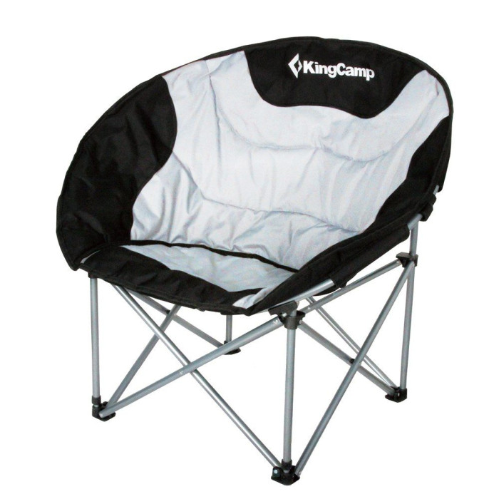 Шезлонг KingCamp Deluxe Moon Chair (KC3889) Black/grey 