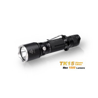 Тактический фонарь Fenix TK15UE, XP-L HI V3 LED, 450 люмен (черный)