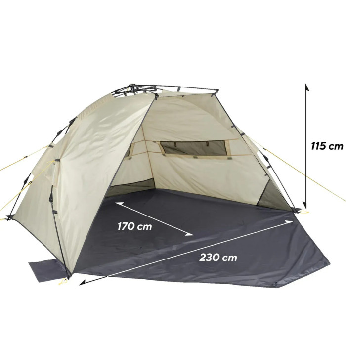 Палатка Uquip Speedy XL UV 50+ Sand/Grey (241007)  