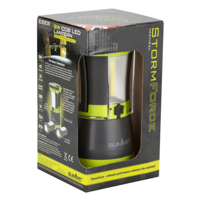 Кемпинговая лампа с фонарями Summit Storm Force Rechargeable COB Lantern  