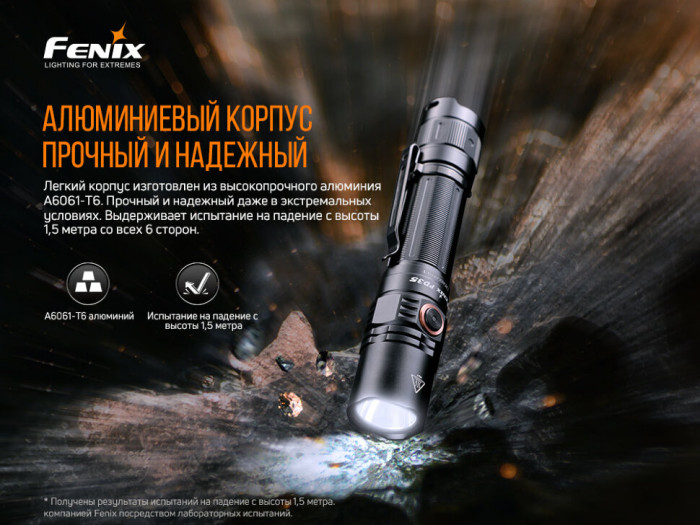 Фонарь ручной Fenix PD35 V3.0 (восстановленный, открытая упаковка)  