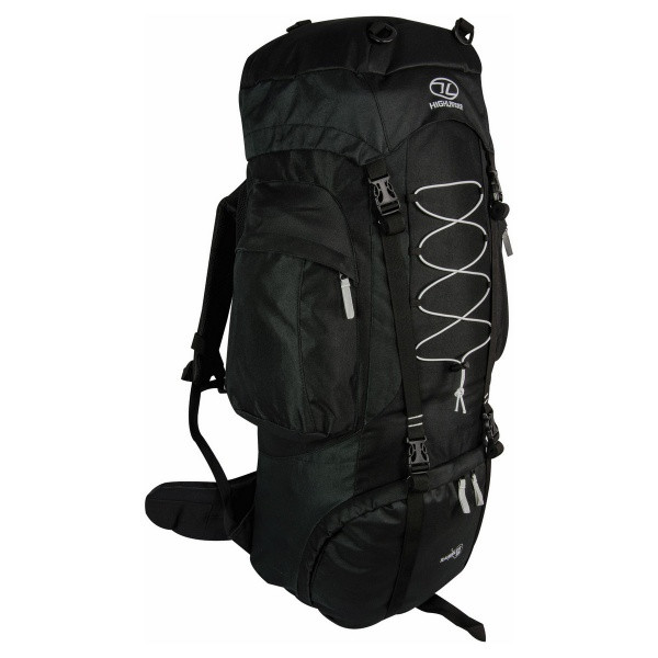 Рюкзак туристический Highlander Rambler 88 Black/Silver  