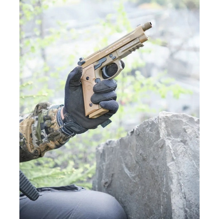 Пневматический страйкбольный пистолет Umarex Beretta M9A3 FM кал. 6мм. CO2 brown  