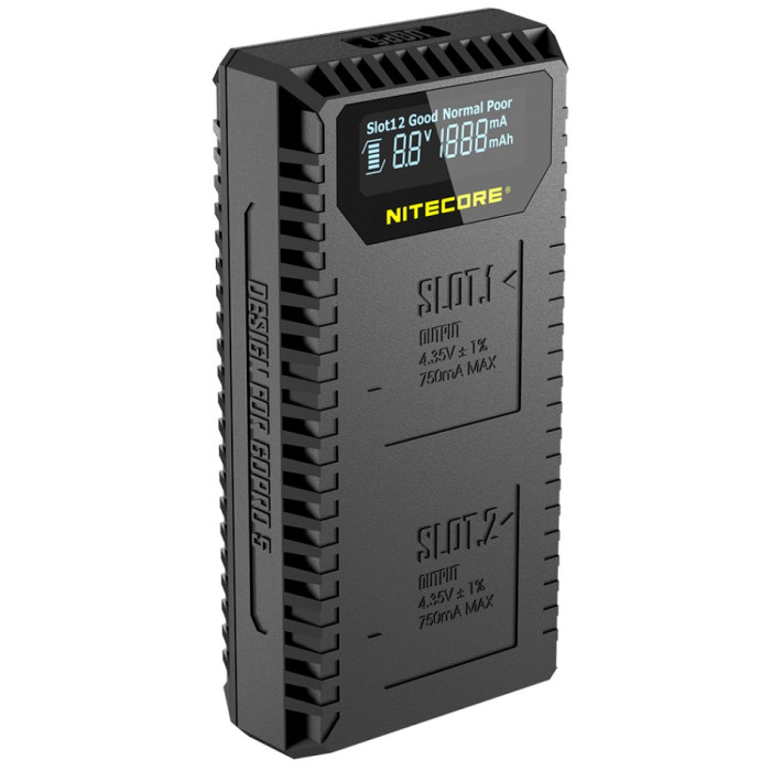 Зарядное устройство Nitecore UGP5 для GoPro Hero5 (AABAT-001)  