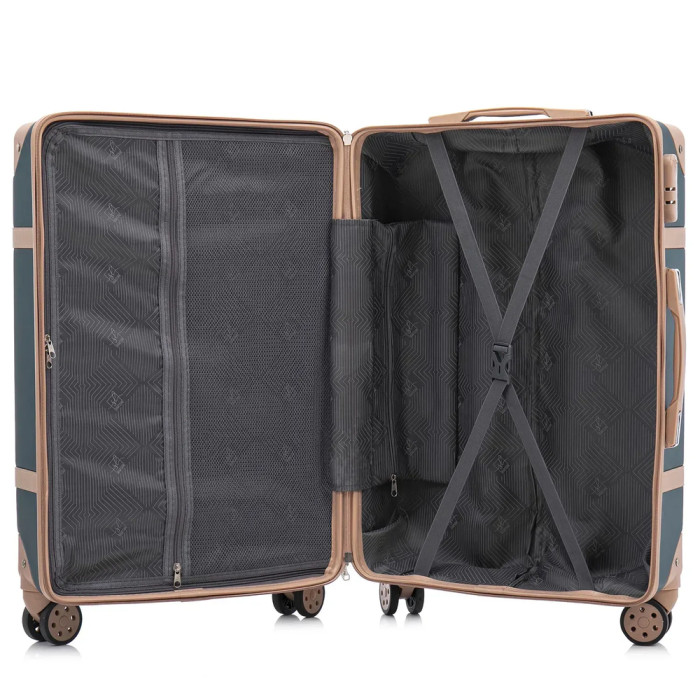 Чемодан Semi Line 28" (L) Green-Navy (T5838-4)  