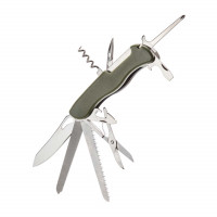 Многофункциональный нож HH052014110OL, olive, 11 инструментов