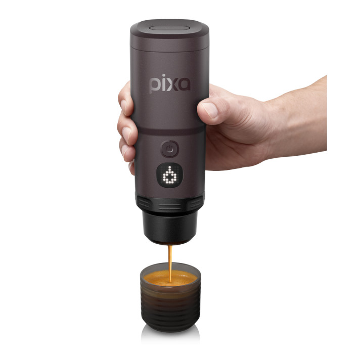 Портативная электрическая эспрессо кофеварка Wacaco Pixapresso для молотого кофе и капсул, красная  