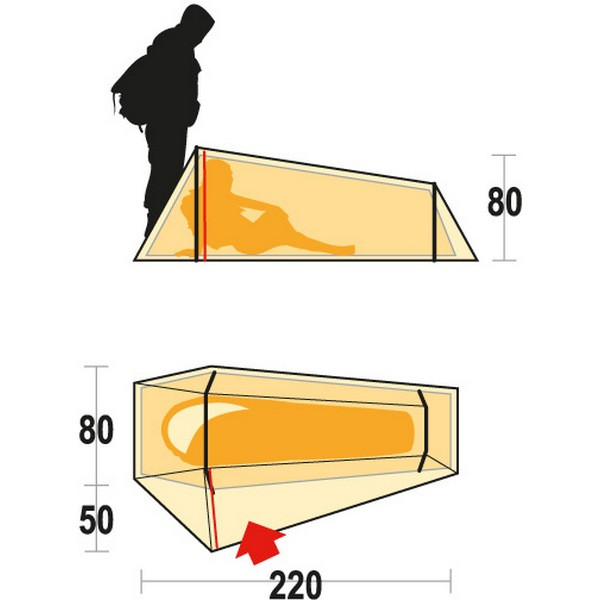 Палатка Ferrino Lightent 1 (8000) Olive Green  