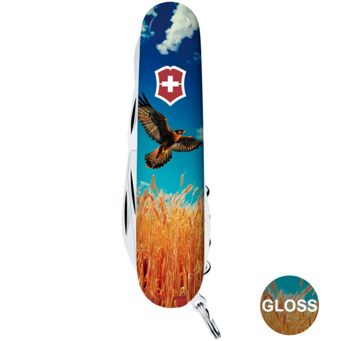 Складной нож Victorinox CLIMBER UKRAINE Свободный Сокол  