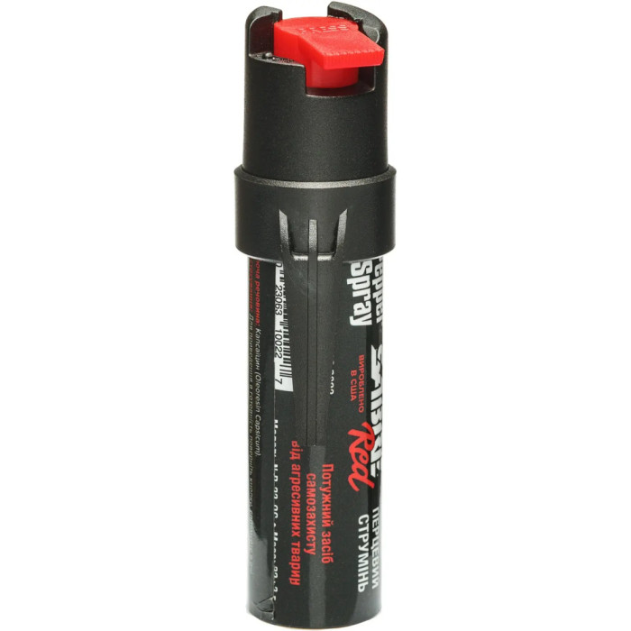 Газовый баллончик Sabre Red Compact струйный. Объем – 22 мл. С клипсой  