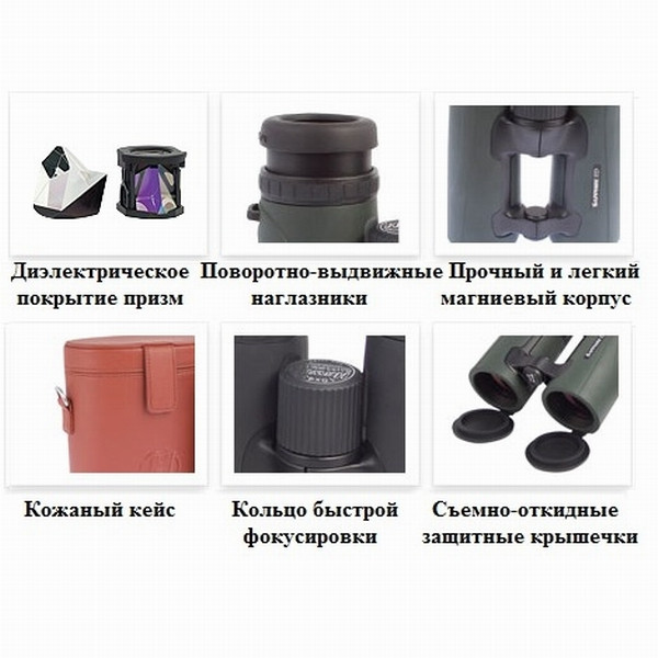 Бинокль Hawke Sapphire Open Hinge ED 10x43 (Black)  