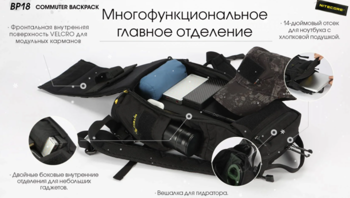 Тактический рюкзак Nitecore BP18  
